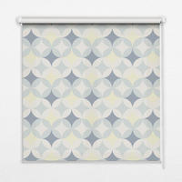 VNÚTORNÁ roleta - okenná roleta - roleta - 100x100 cm - Farebné hviezdy - žltá, plast (100/100/0.5cm) - TULUP
