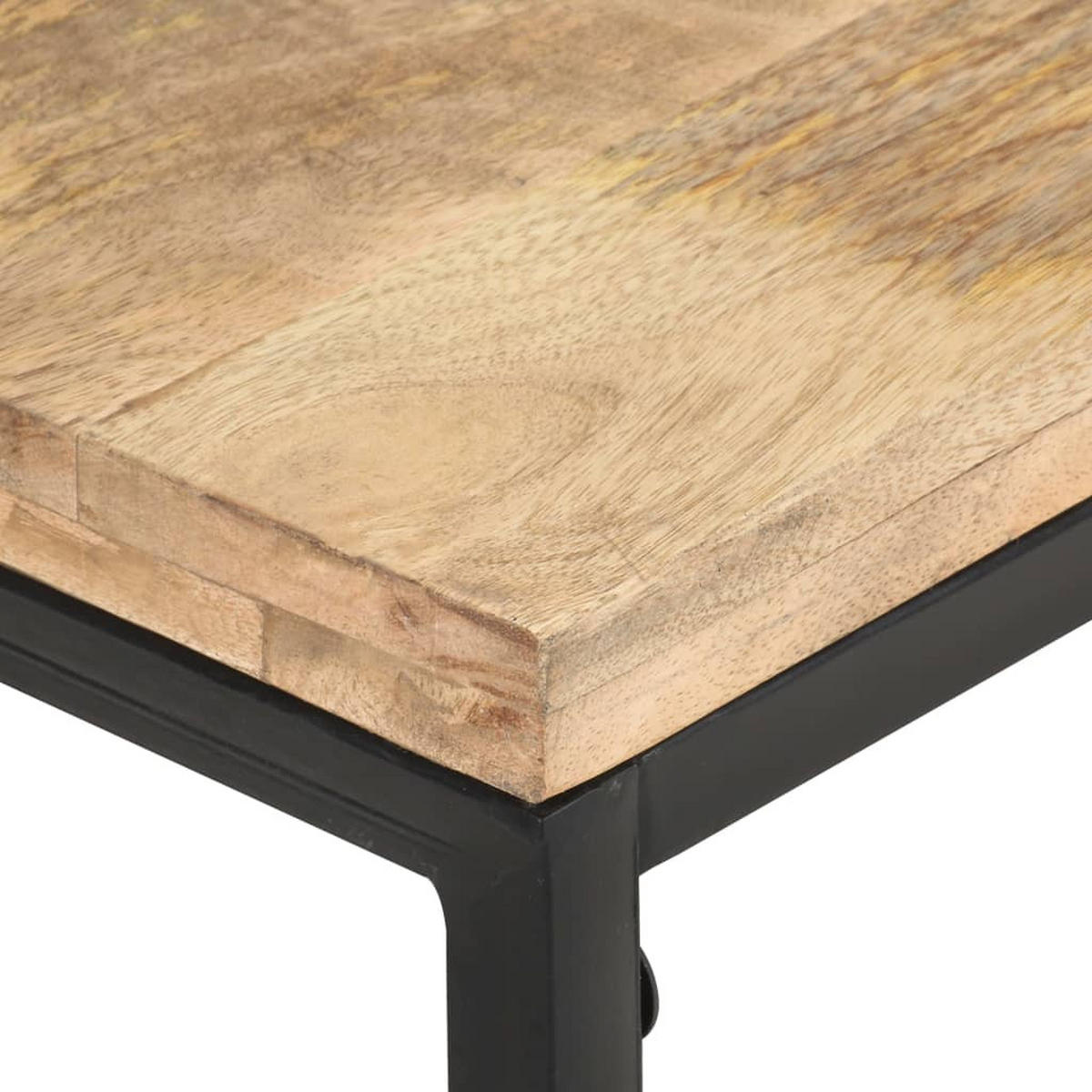 COUCHTISCH 110x60x35 cm Mango Massivholz - Braun, Holzwerkstoff (110/60/35cm) - furnicato