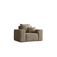 SESSEL ELLA Modern Stoff Noel Beige - Beige, Holz/Textil (90/78/117cm) - Kaiser Möbel