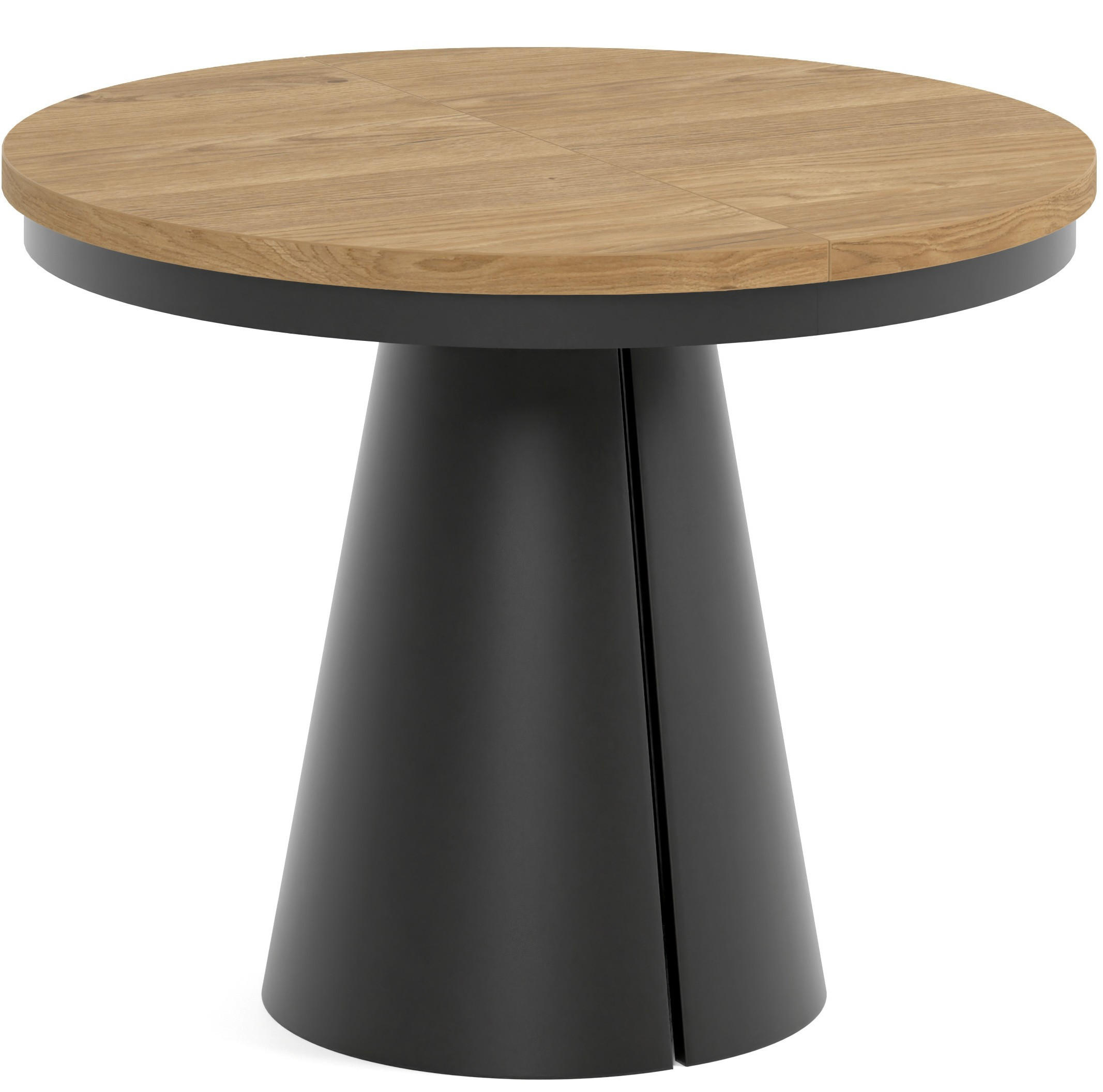 TISCH Schwarz ALMA Ausziehbar 100/176 cm - Eichefarben/Schwarz, Holzwerkstoff (2/100/76cm) - Sepro Meble