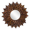 WANDSPIEGEL Braun Ø 73 cm - Braun, Metall (73/4/73cm) - WOMO-DESIGN