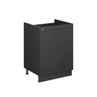 SKŘÍŇKA POD DŘEZ Fame-Line, Antracitový venkovský dům/Antracit, 60 cm - antracitová, kompozitní dřevo (60/82/51.6cm) - Vicco