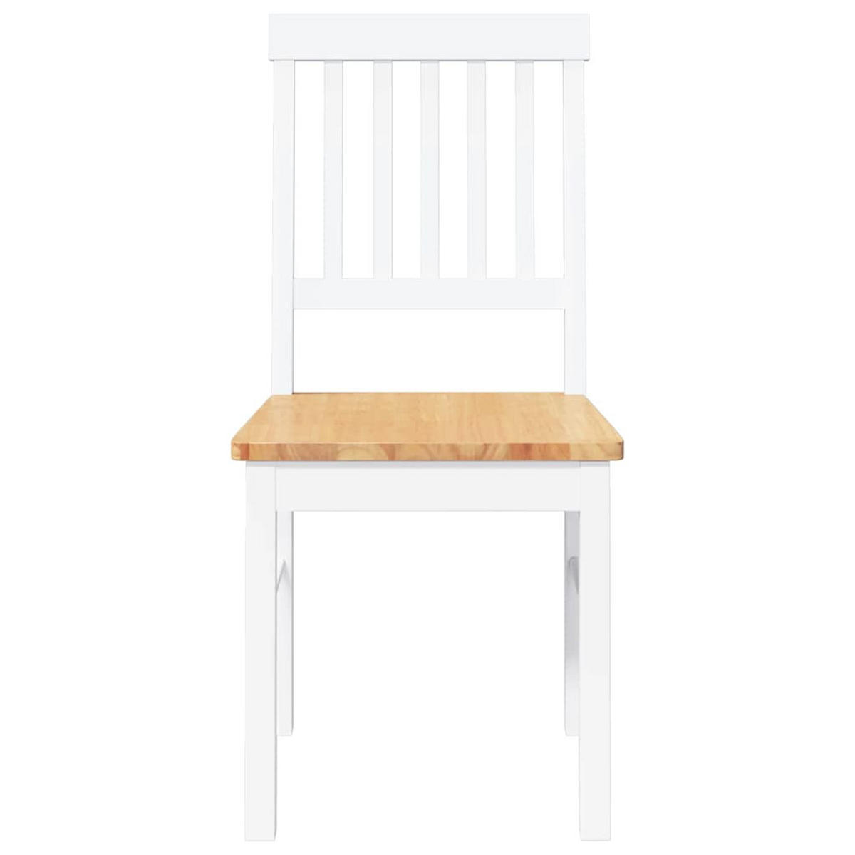 STUHL-SET 2 Stk Kargenhain 42.5/90/44.5 cm - Weiß, Holz (42.5/90/44.5cm) - ZMH