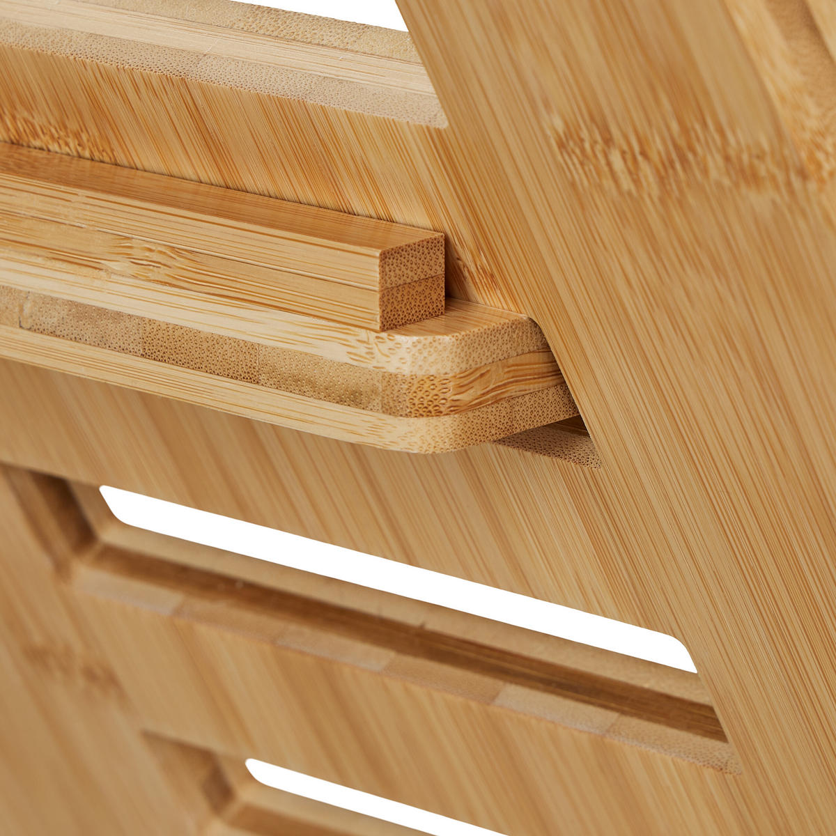 STEHPULT Aufsatz - Hellbraun, Holz (57/80/77.5cm) - Relaxdays