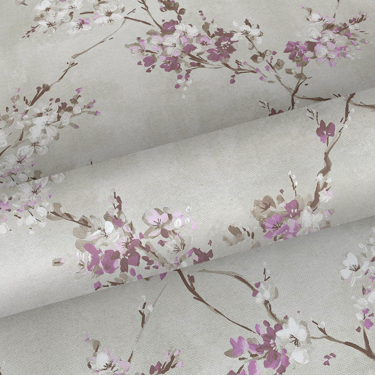 TAPETE Blumen 53 cm x 10 m - Lila, Papier (53/1000cm) - Sanders & Sanders