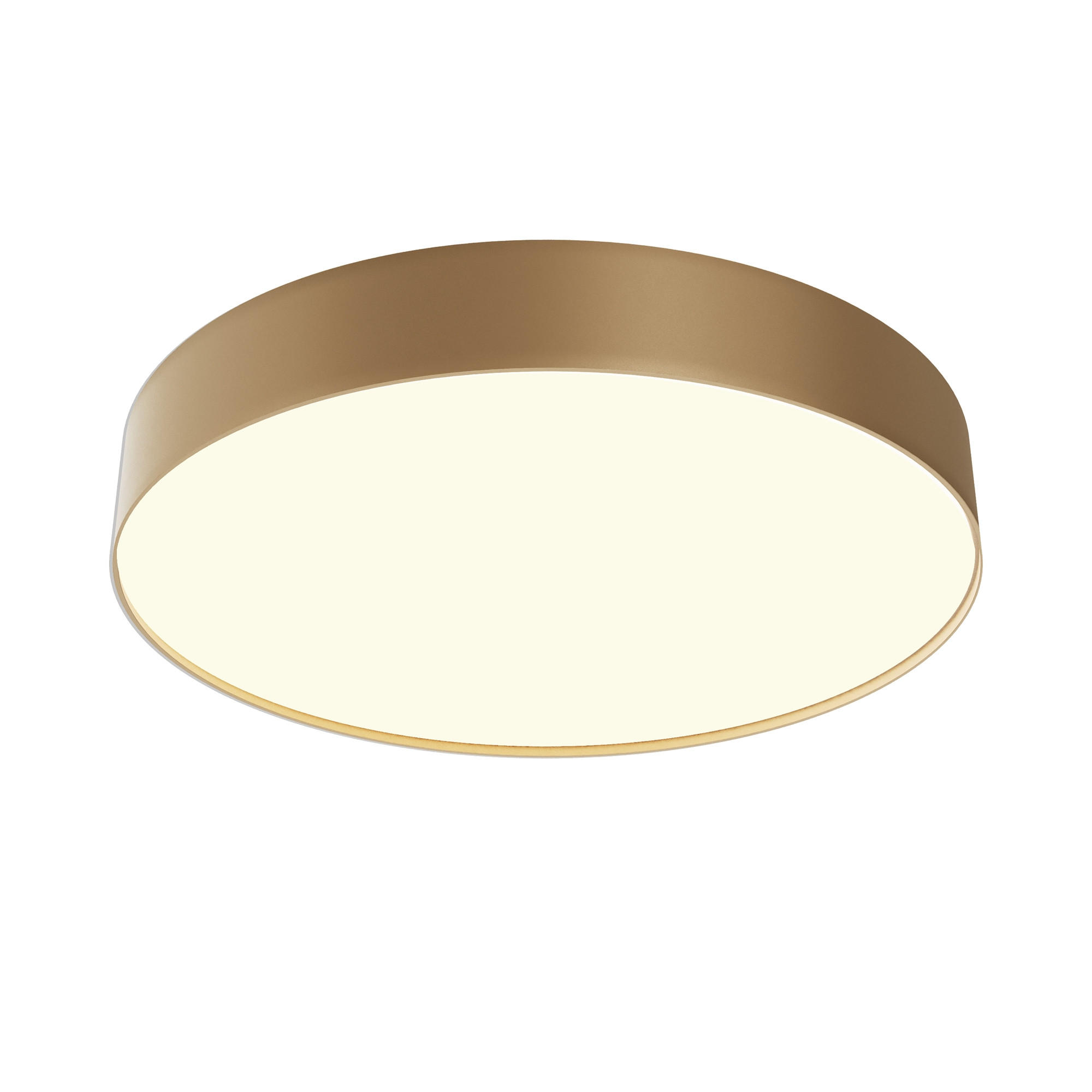 DECKENLEUCHTE Zon - Gold - 40/40/6 cm - Goldfarben, Kunststoff (40/40/6cm) - Maytoni