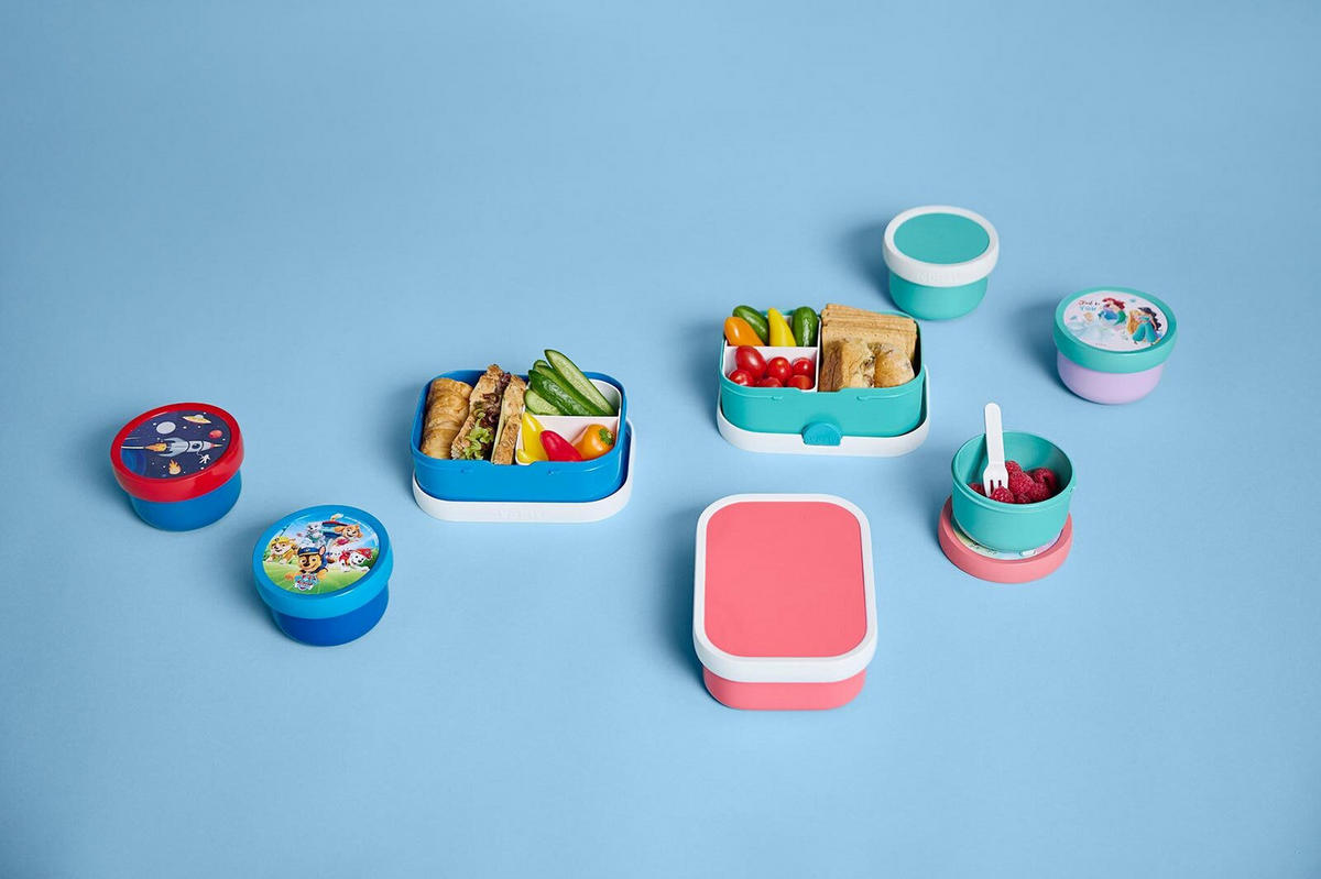 LUNCHSET Campus Leopard 3er Set - Türkis/Rosa, Kunststoff (1/1/1cm) - Mepal