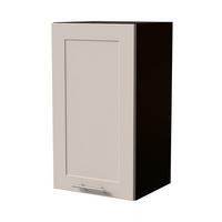 HÄNGESCHRANK Oslo W2/40 Schwarz / Kaschmir Matt 40 / 32,5 / 72cm - Kaschmir/Schwarz, Holz/Holzwerkstoff (40/72/32.5cm) - Feldmann-Wohnen