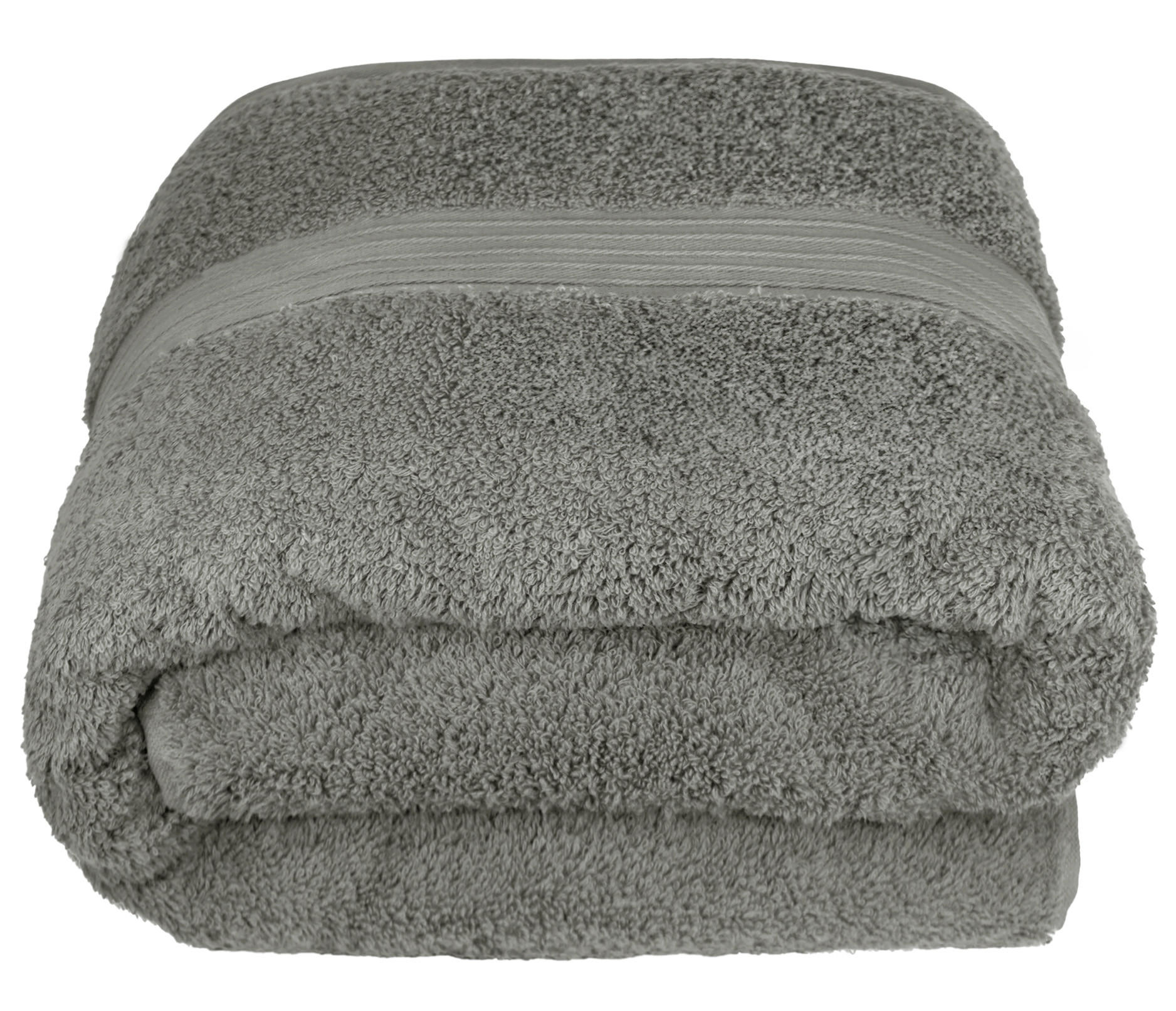 BADETUCH Linz Dunkelgrau 100x200 cm - Grau, Textil (100/200cm) - Lashuma