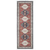 VINTAGE-LÄUFER George waschbar 80x240 cm - Blau/Multicolor, Kunststoff (80/240cm) - benuta