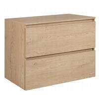 WASCHBECKUNTERSCHRANK SIMPLE 80cm mit Arbeitsplatte Eichen Craft - Eiche Artisan, Holz (80/62/46cm) - Rodan