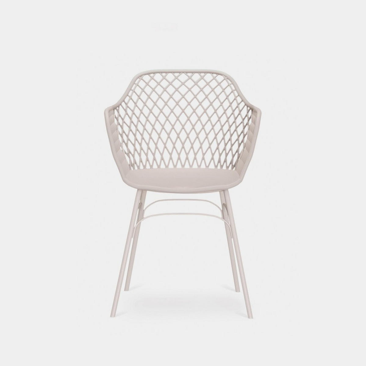 STUHL FÜR DRAUSSEN Stal Beige 59 cm x 72 cm - Beige, Kunststoff (59/72/56cm) - Klast Home