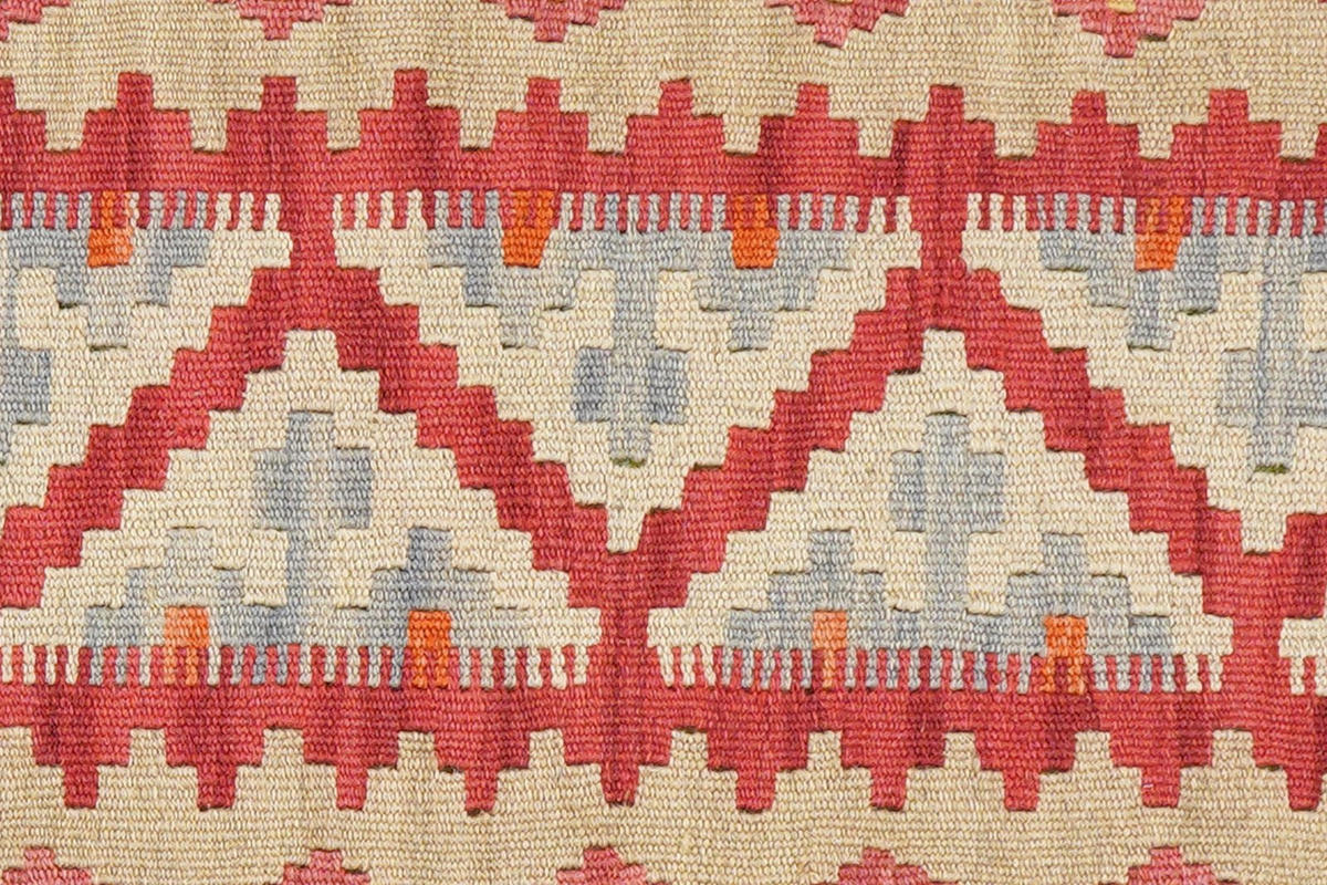 KELIM-LÄUFER handgewebt Gashgai Rot 200/63 cm Schurwolle - Rot, Textil (63/200cm) - Looma