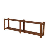 HOLZREGAL PINEPEAK 50x170x28cm 2 Fachboden 1,2cm dickes Kiefernholz Braun - Braun, Holz (170/50/28cm) - PROREGAL