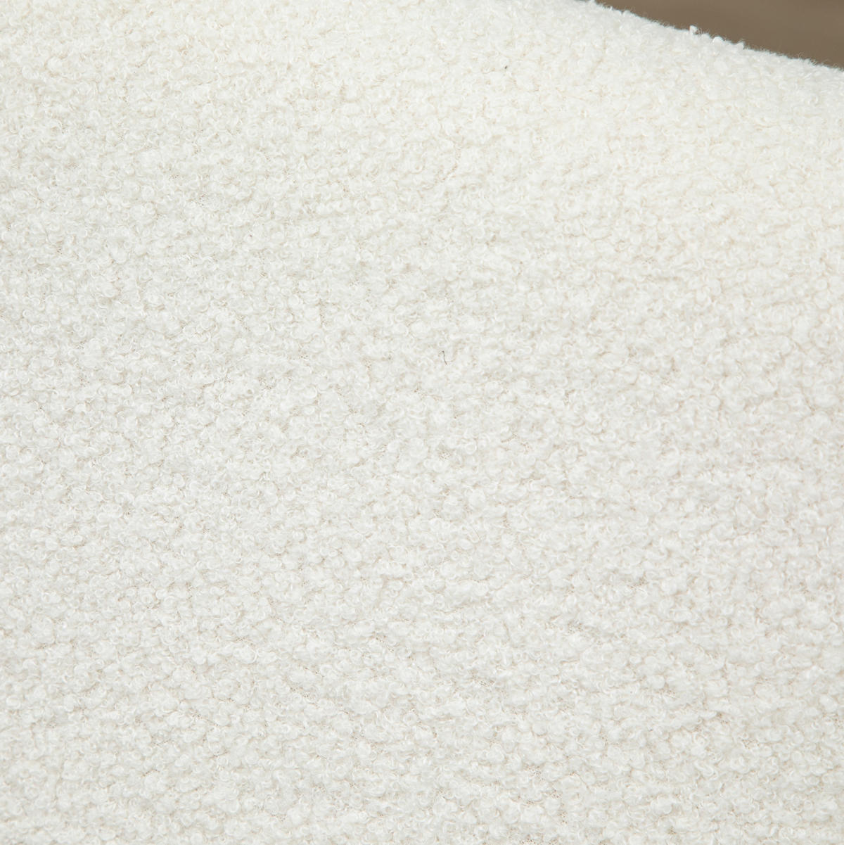 SCHAUKELSTUHL 60/81/71 cm mit Polsterung aus Kautschukholz, bis 150 kg belastbar - Creme, Textil (81/71/60cm) - BEAOK