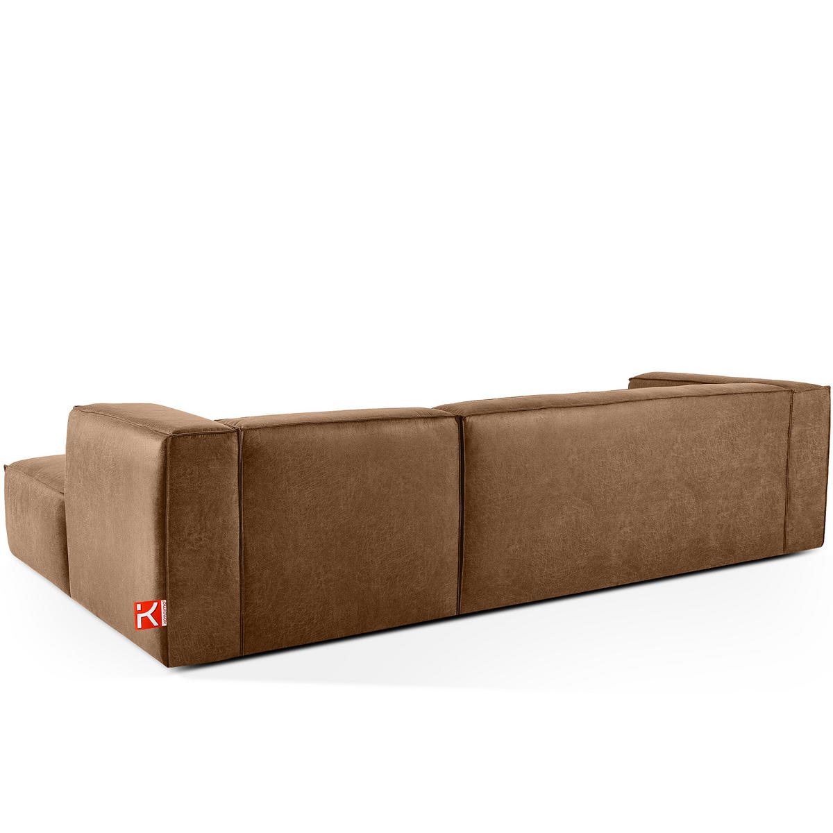 ECKSOFA RECHTS FEROX, Braun - Braun, Holz/Holzwerkstoff (300/175cm) - KONSIMO®
