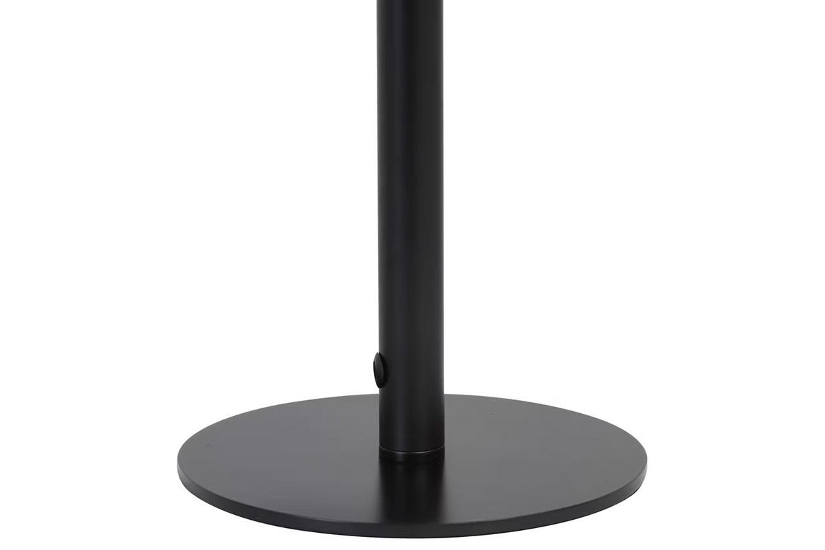 LAMPENFUSS RODRIGO Ø18x37,5 cm, Schwarz, Metall - Schwarz, Metall (18/18/37.5cm) - Light & Living