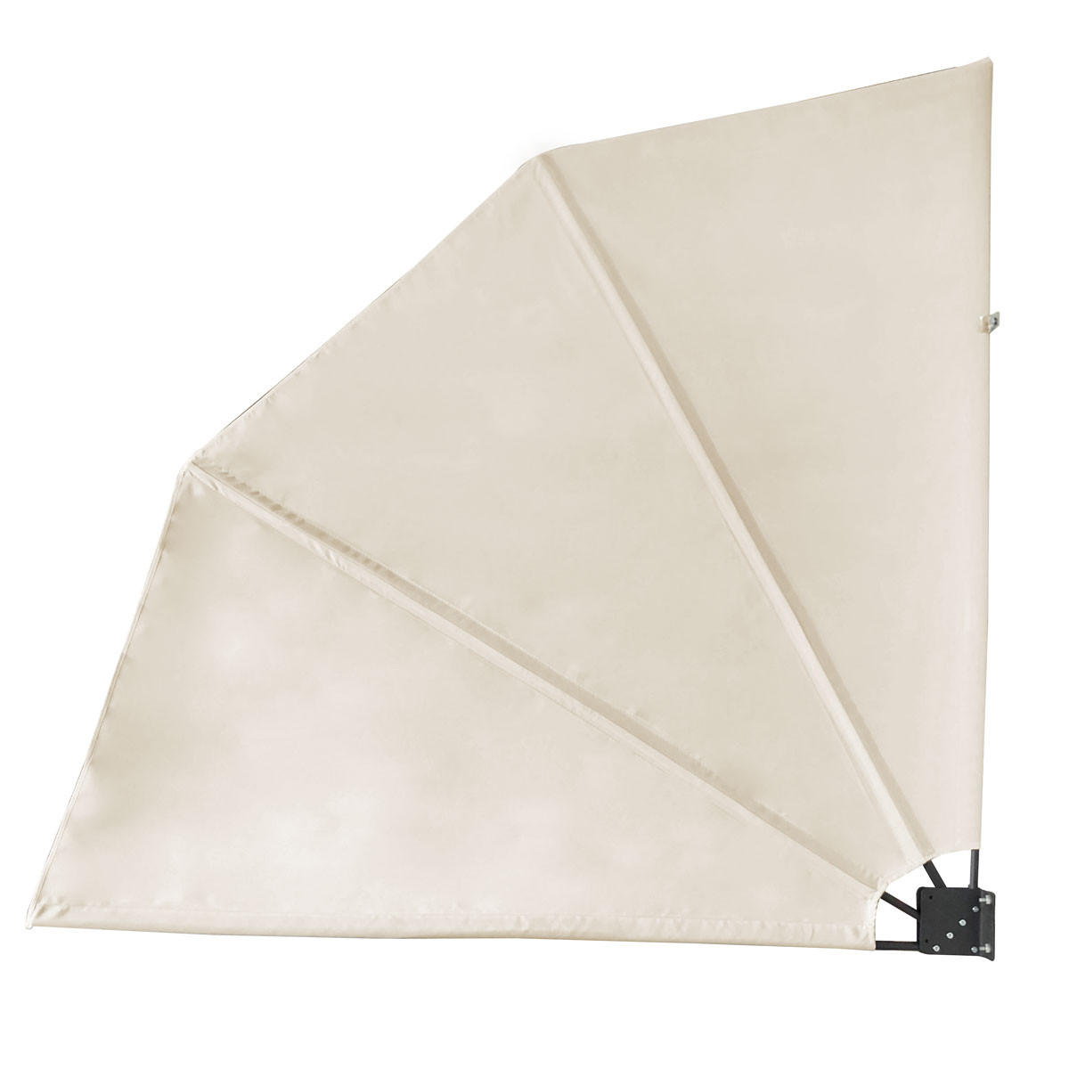 BALKONFÄCHER 160x160 Beige - Beige, Textil (160/160cm) - SVITA