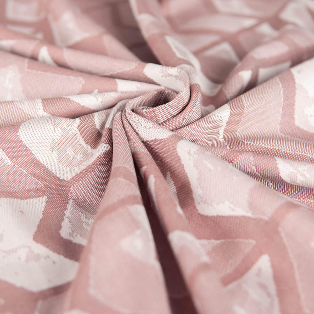 BABYTRAGETUCH Gewebtes Tragetuch kbA - Rosa/Weiß, Textil (70/0.1/540cm) - Hoppediz