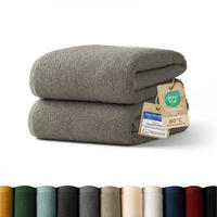 HANDTUCH 2er-Set, 2x Handtuch 50/100 cm, Grau - Grau, Textil (50/100cm) - Blumtal