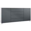 SIDEBOARD Santo Anthrazit matt - Anthrazit, Holzwerkstoff (166.5/75.5/35cm) - Vladon