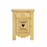 NACHTTISCH aus Massivholz MEXICANA Scharnier Links - Honig, Holz (46/60/35cm) - Seart