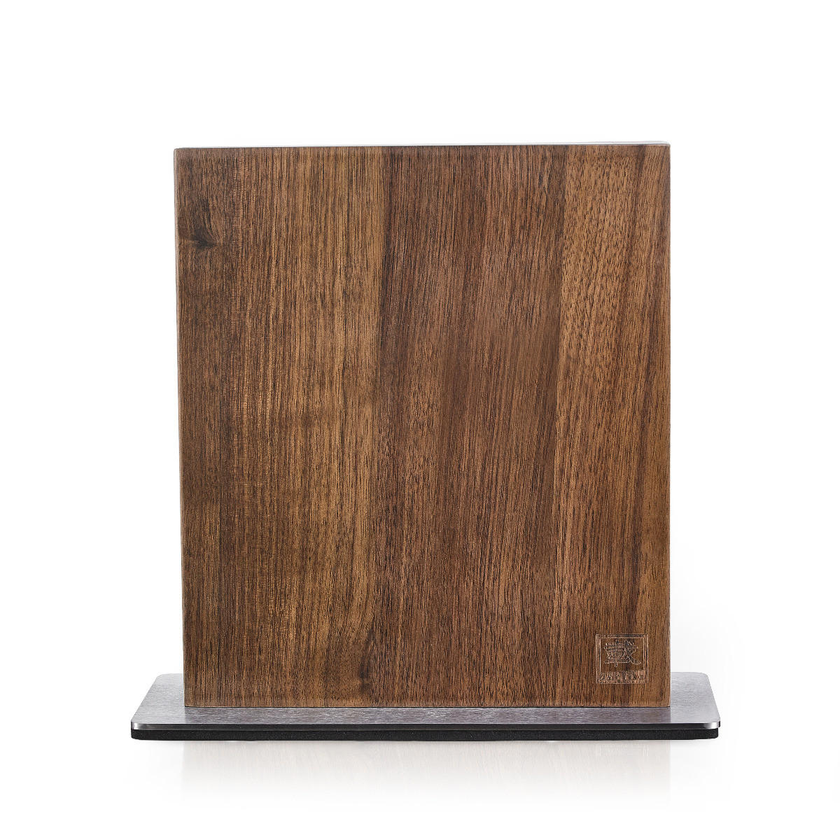 MAGNET-MESSERBLOCK - Nussbaumfarben, Holz (25/9.9/24.5cm) - Zayiko