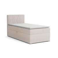 BOXBETT DON 90/200 Ecru H3 Öffnung links - Ecru, Holz/Holzwerkstoff (90/200cm) - Deine Möbel 24