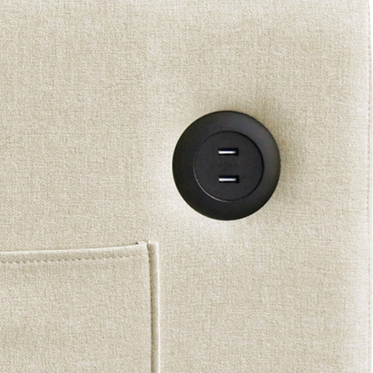 SOFABETT 142/85/83 cm Beige - Beige, Textil (85/83/142cm)