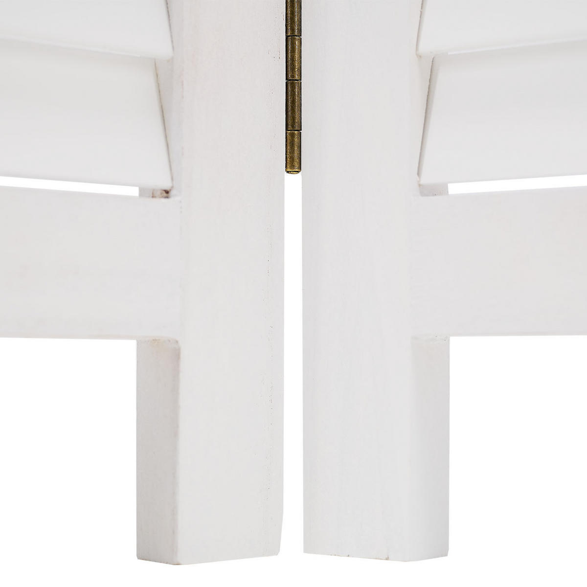 PARAVENT 120/170 cm Weiß - Weiß, Holz (120/170/2cm) - Homestyle4u