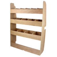 FAHRZEUGEINRICHTUNG Ford Transit Custom Regal & Werkzeugkasten - Braun, Holzwerkstoff (102/136/30cm) - Monstershop