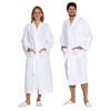 BADEMANTEL, M, 100% Baumwolle, Weiß - Weiß, Textil (Mcm) - Zollner