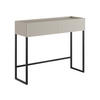 KONSOLENTISCH Como 2SZ - Kaschmir/Schwarz, Holzwerkstoff/Metall (32/100/80cm) - MIRJAN24