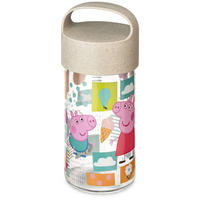 SNACK-/TRINKBEHÄLTER Buddy Peppa Pig 500 ml - Beige, Kunststoff (8.1/17.7/8.1cm)