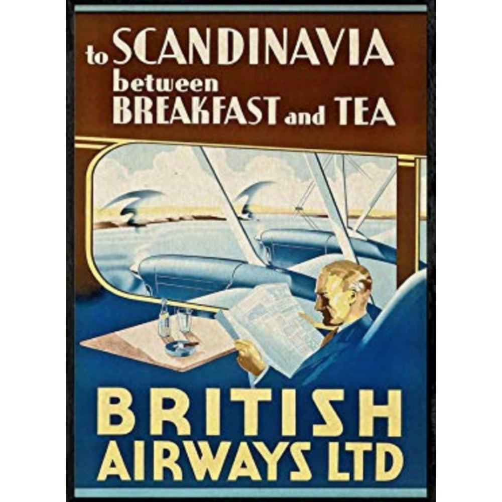 POSTER British Airways A3 Rahmenlos - Klar, Papier (29.7/5/42cm) - Nacnic