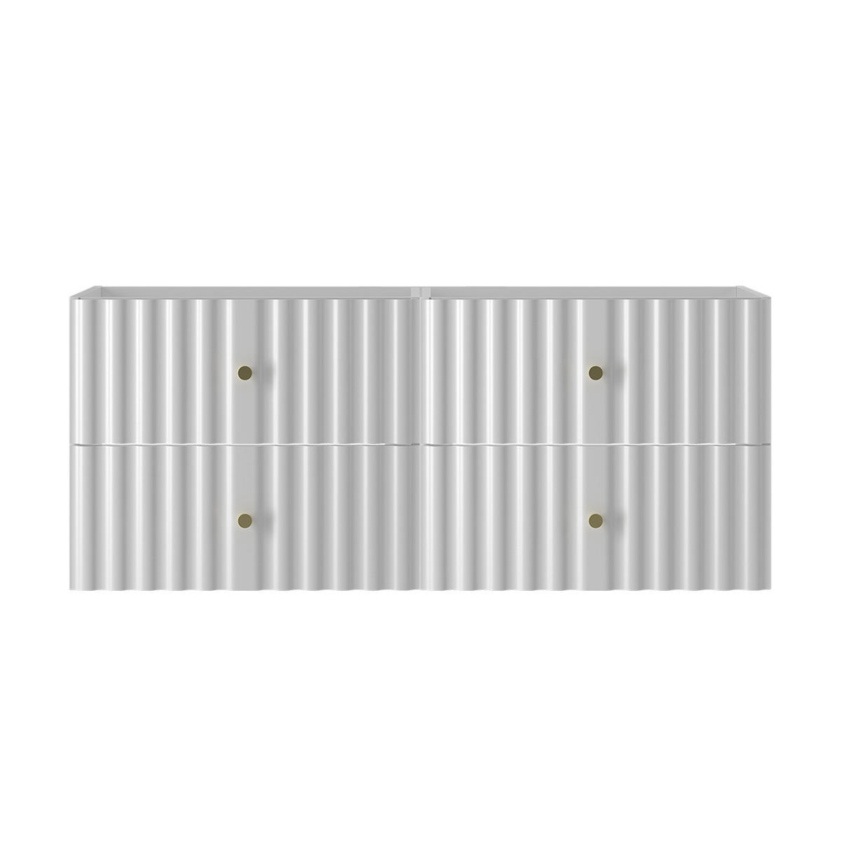 WASCHTISCHUNTERSCHRANK 120cm Izae Weiß - Weiß, Holzwerkstoff (120/50/45.8cm) - Petits-meubles