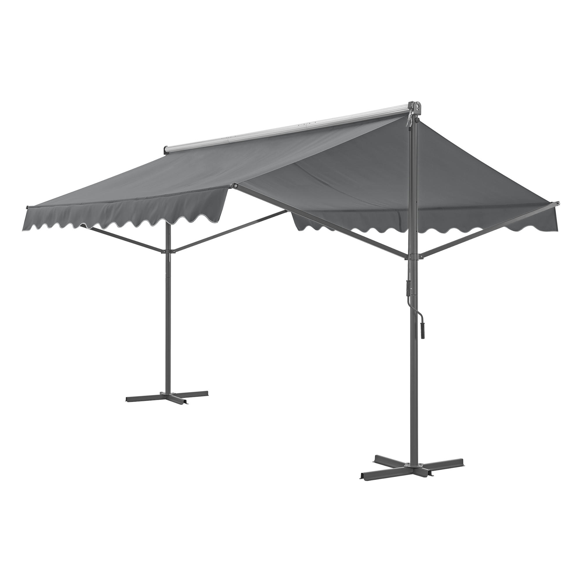 STANDMARKISE Selenizza - Dunkelgrau, Textil (400/260/300cm) - pro.tec