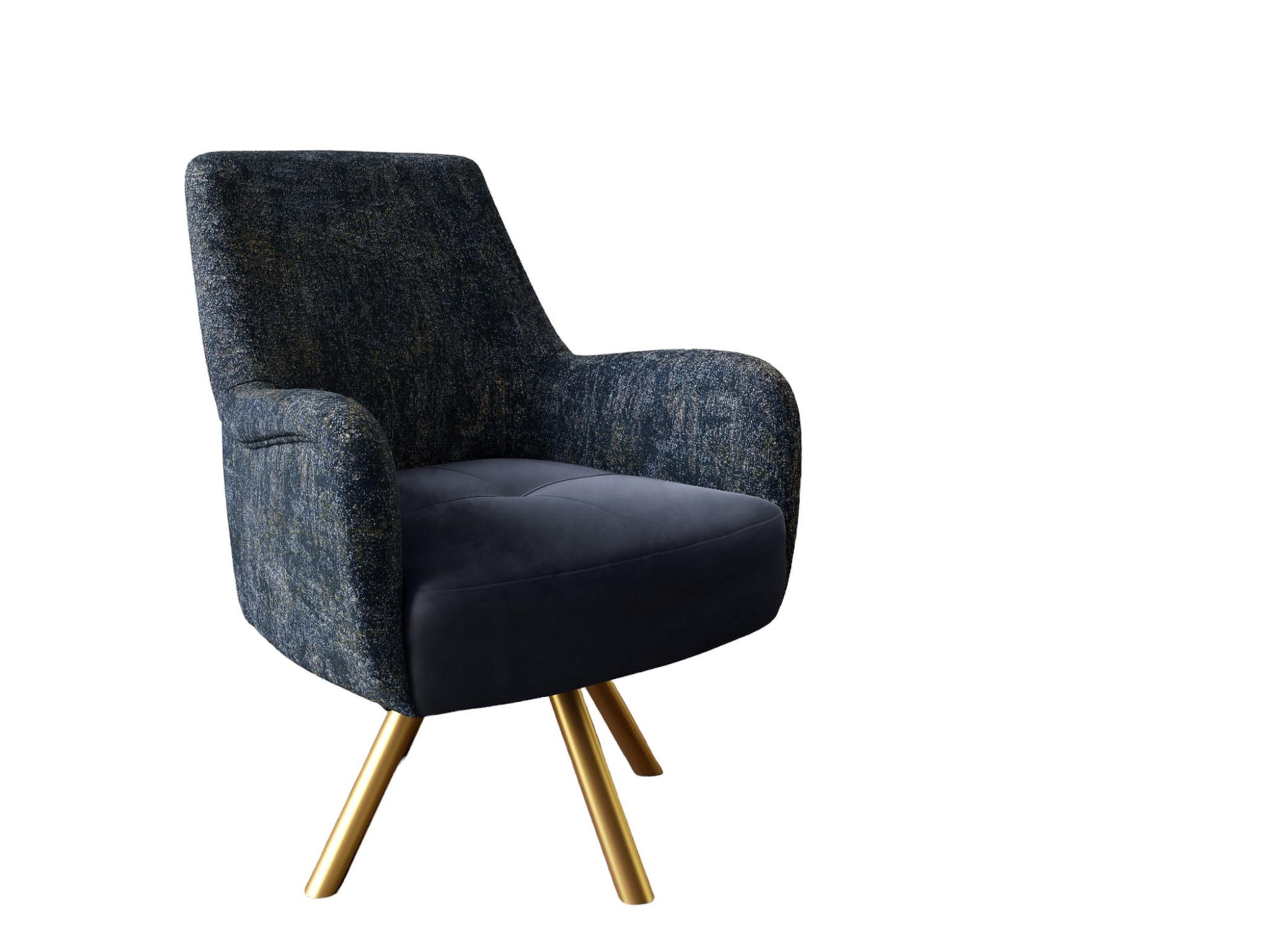 Fun Möbel Sessel Dunkelblau 74x100x92 cm