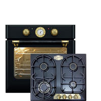 ELEKTRO-BACKOFEN 60 cm EH 6432 BE + KG 6325 EM Gaskochfeld 60 cm - Schwarz, Metall (59/59/54cm) - Kaiser Küchengeräte