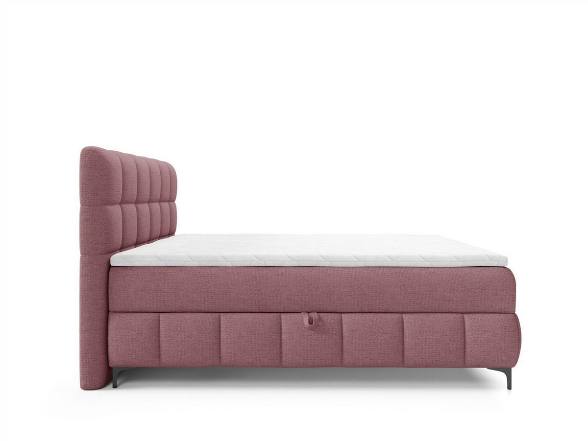 BOXBETT Sophie In Aragon - Bordeaux, Holzwerkstoff/Textil (120/200cm) - Fun Möbel