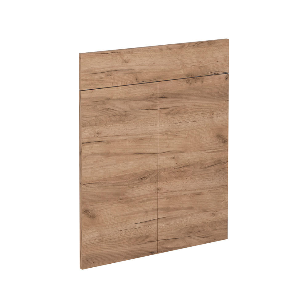 KÖKSFRONT R-Line Goldkraft ek 59.6x70.8 cm möbelfront för underskåp med lådor Honungsek 70.8/59.6/1.6 cm