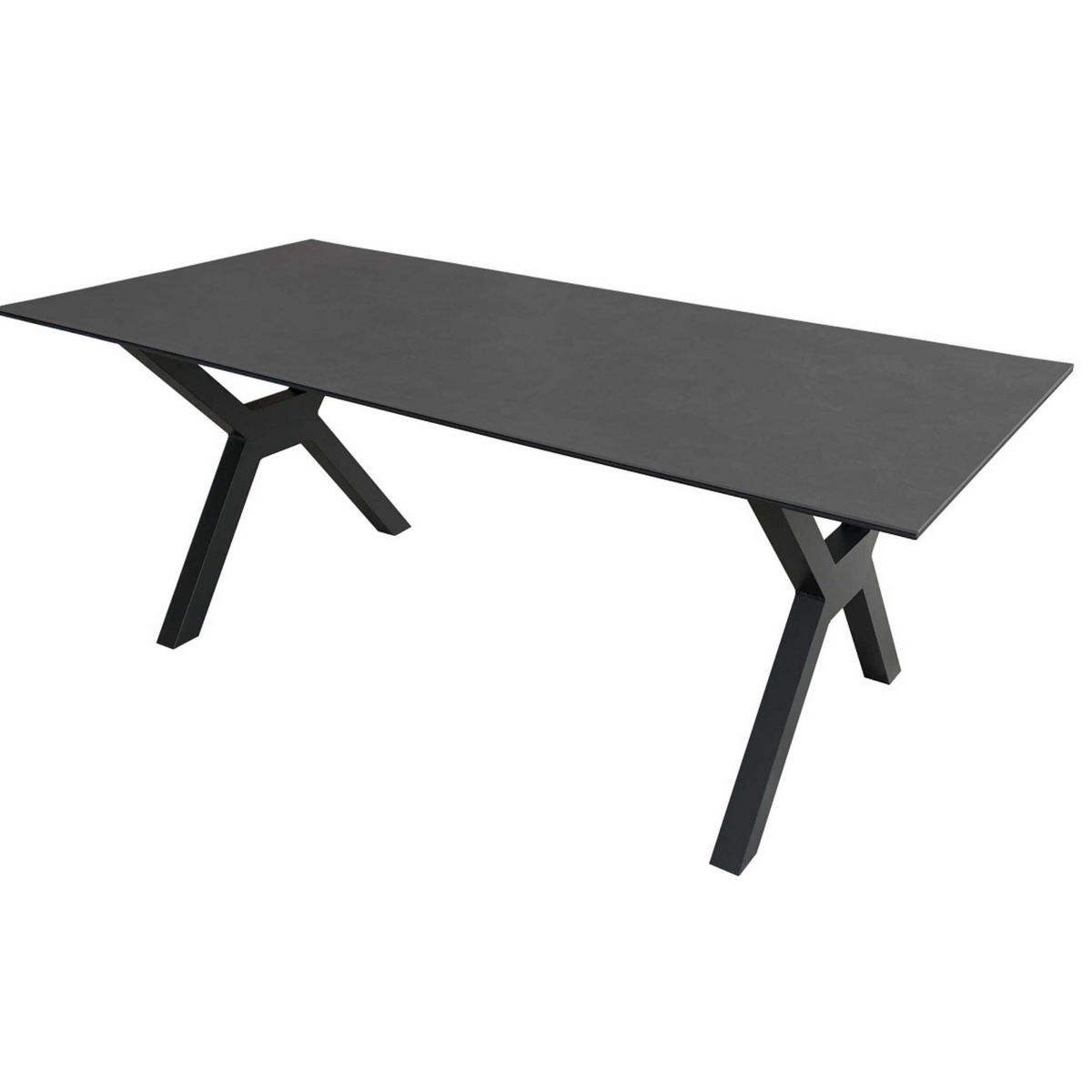 GARTENMÖBEL-SET Marbella und Granada - Grau, Metall - Mr. Deko