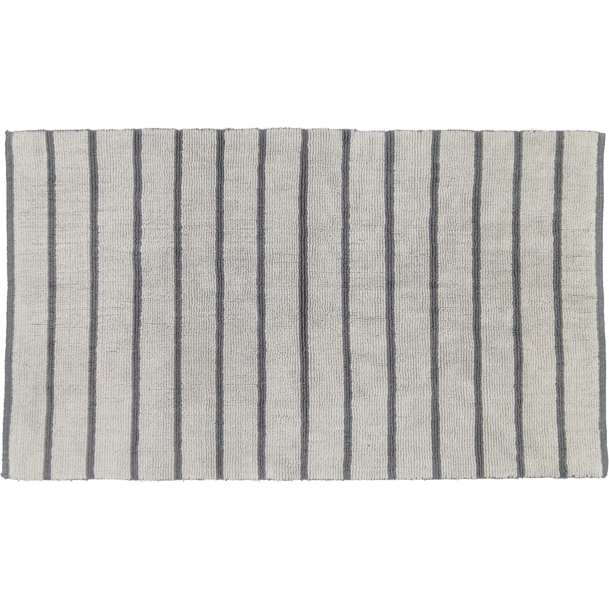 BADTEPPICHE BALANCE STREIFEN 1008 ANTHRAZIT - 73 - Grau, Textil (70/120cm) - Cawoe