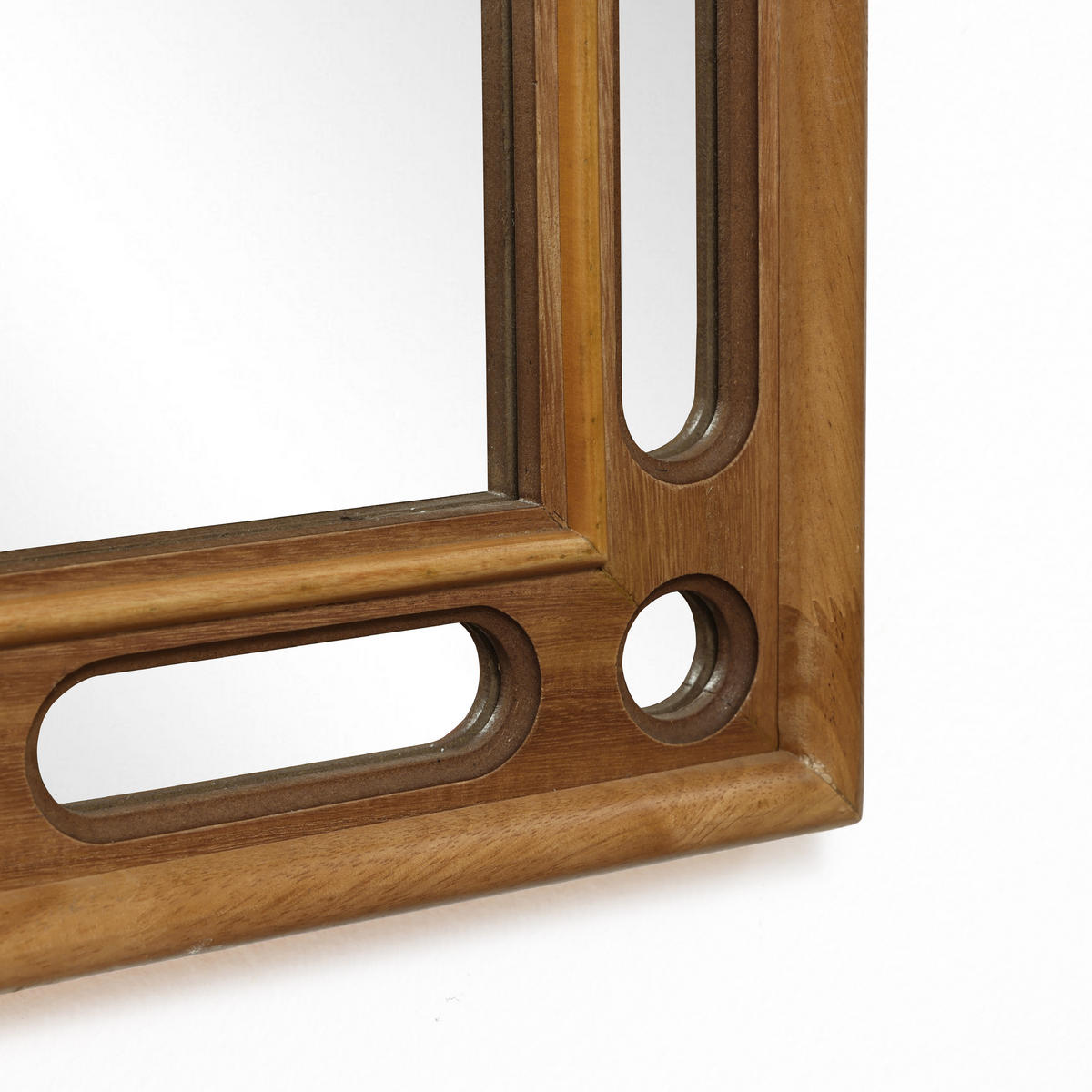 75CM Bogen Spiegel HTA0405 - Naturfarben, Naturmaterialien (3.5/75/50cm) - Hometopia