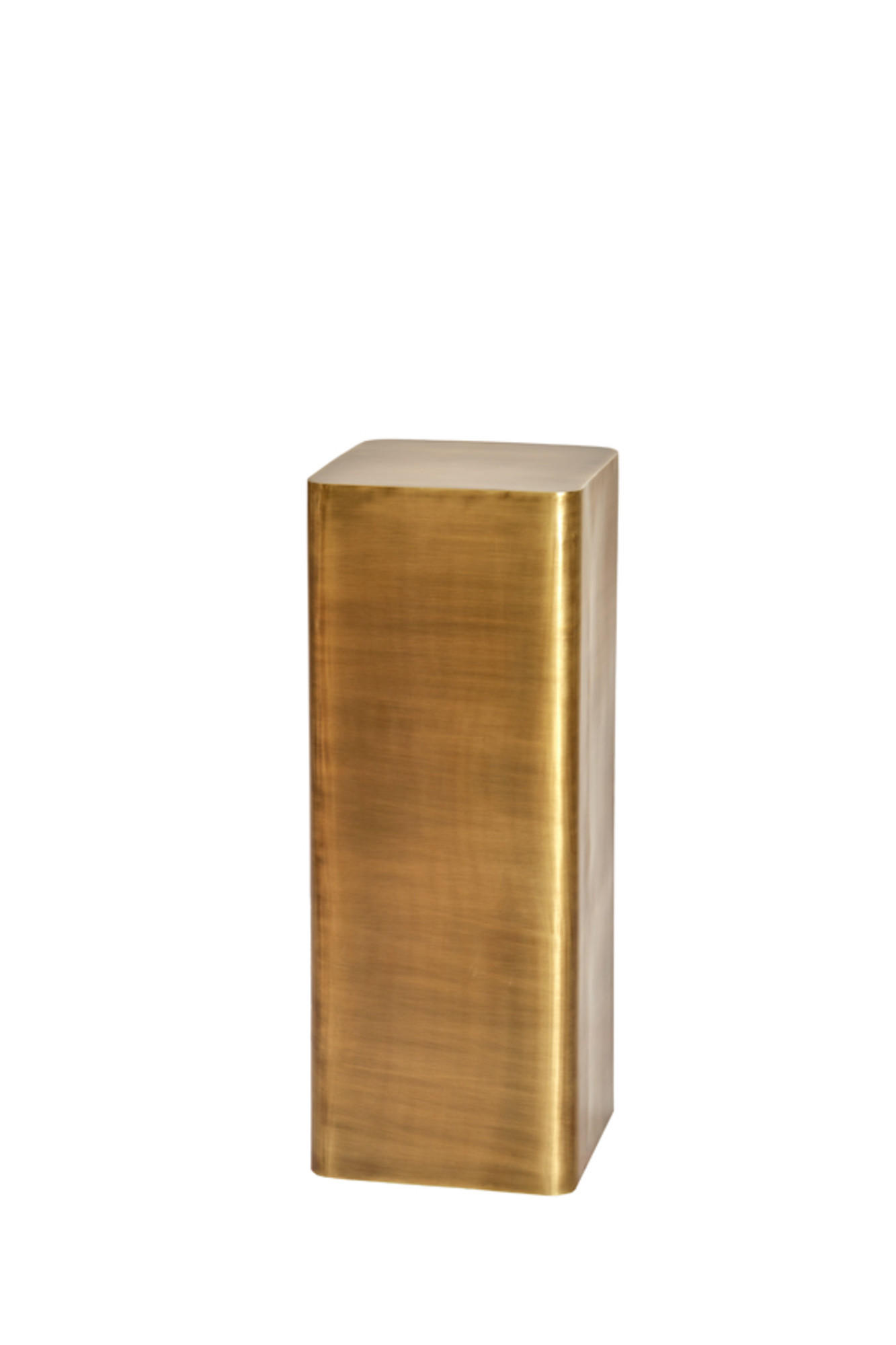 SÄULE Alurio Bronze 30,5/30,5/80 cm - Bronzefarben, Metall (30.5/30.5/80cm) - Light & Living