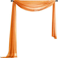QUERBEHANG 1ER SET HxB 140x600 Orange - Orange, Textil (140/600cm) - Gardinenbox