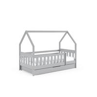 HAUSBETT LENA Grau 168x86x125 cm - Grau, Holz - FURNLUX