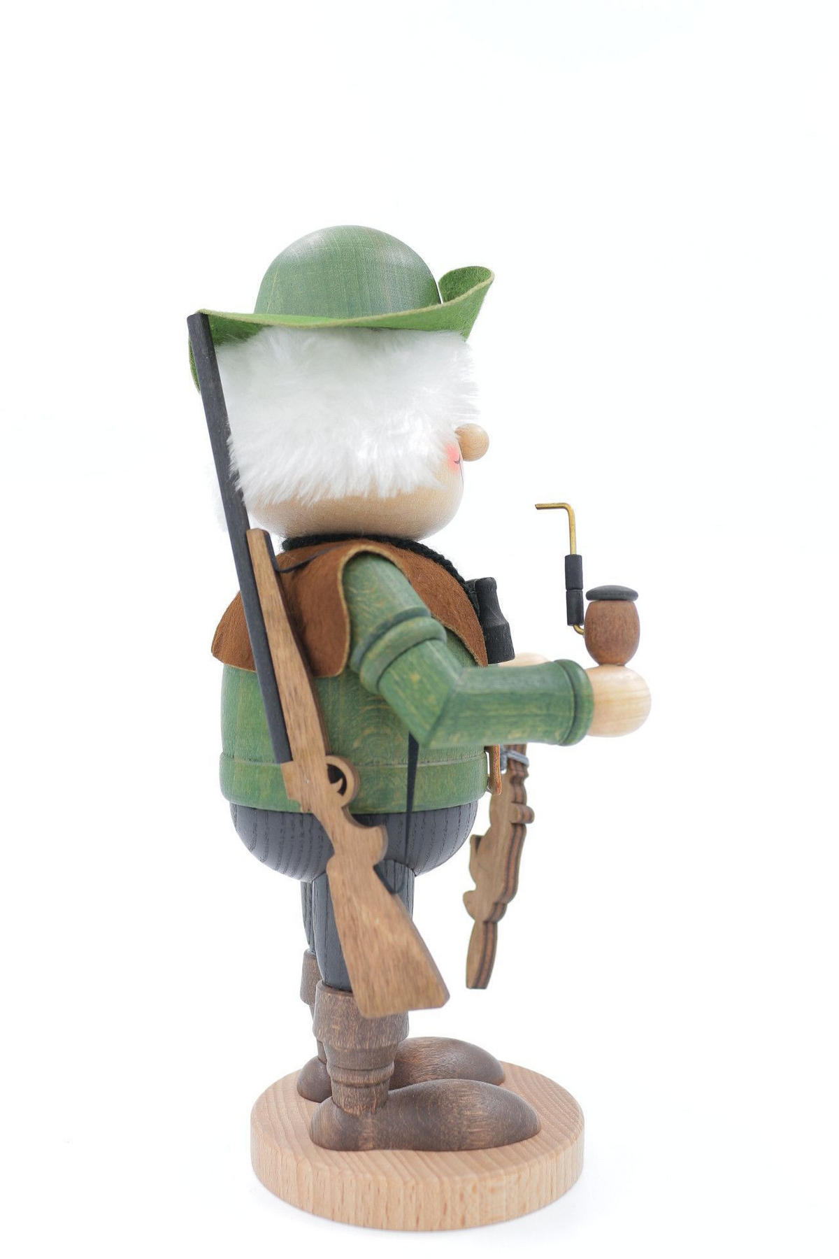RAUCHFIGUR Wichtel Jäger 23 cm - Multicolor, Holz (11/22/0.1cm)