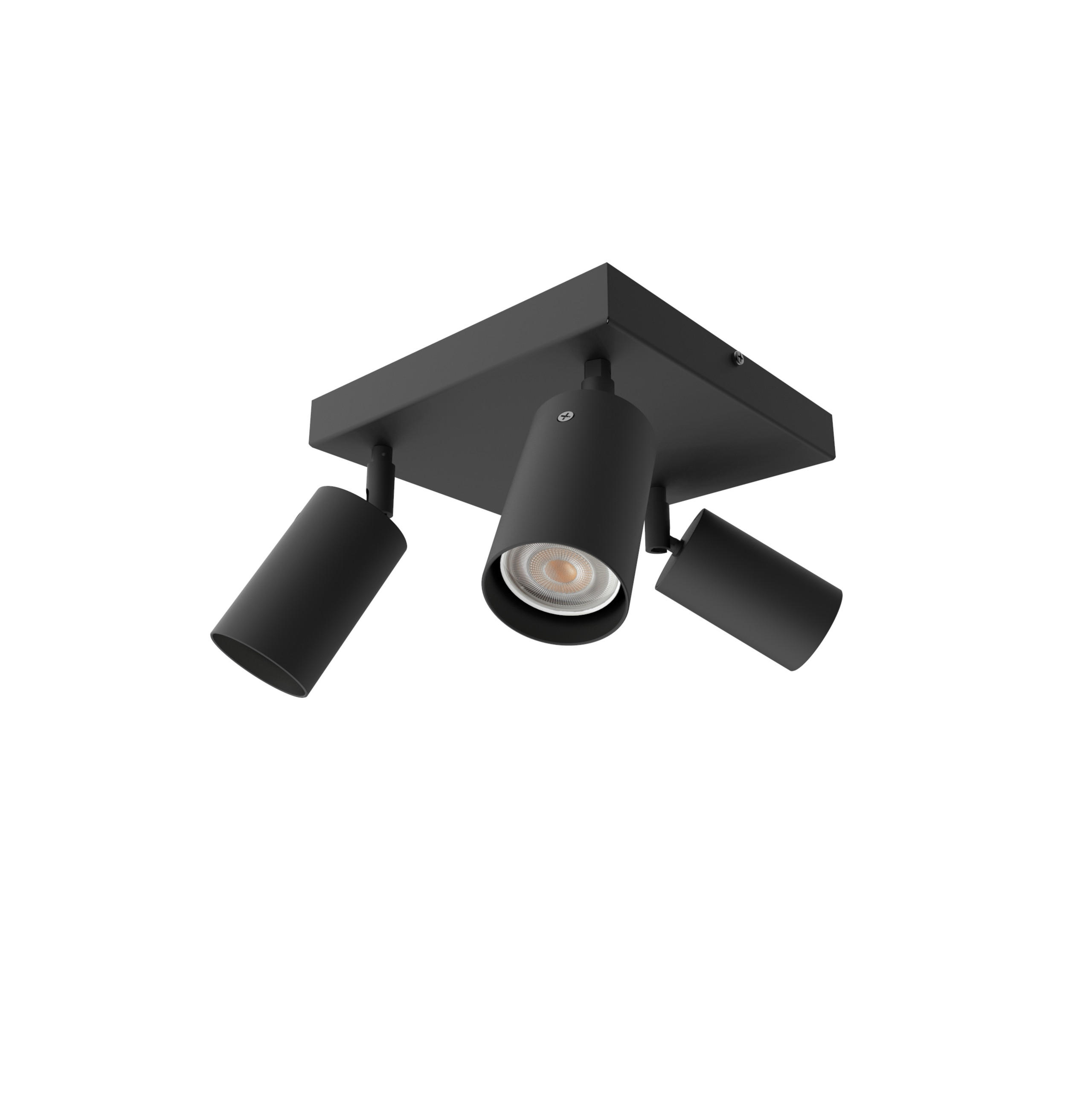 STRAHLER - Schwarz, Metall (30/30/15cm) - Lumicom