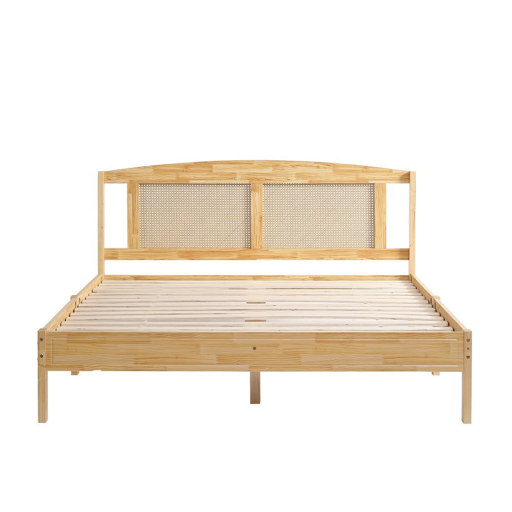 JUGENDBETT 160X200cm in Natur Wood - Naturfarben, Holz (160/200cm) - KOMHTOM